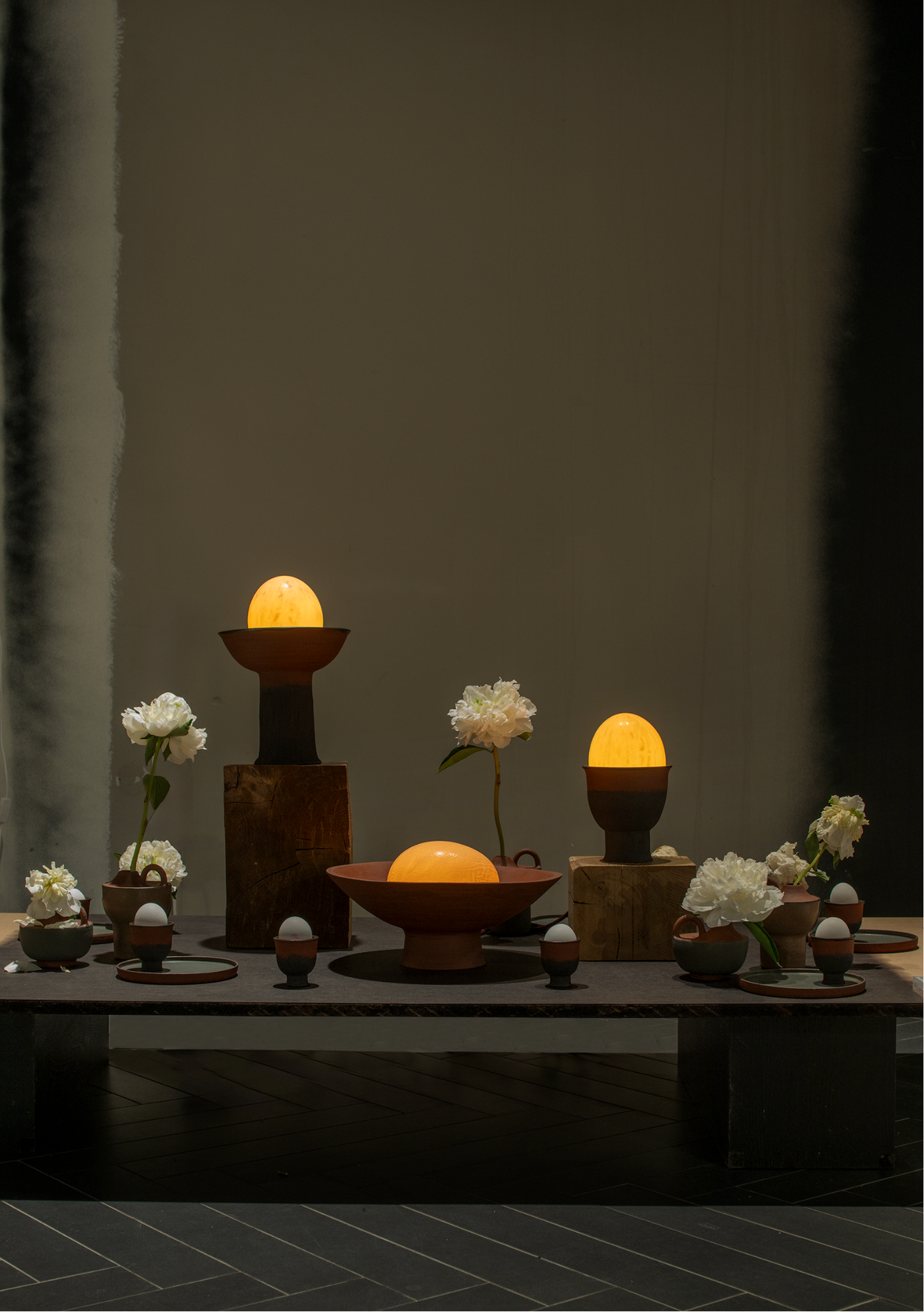 Ceramic EGG Table Lamp